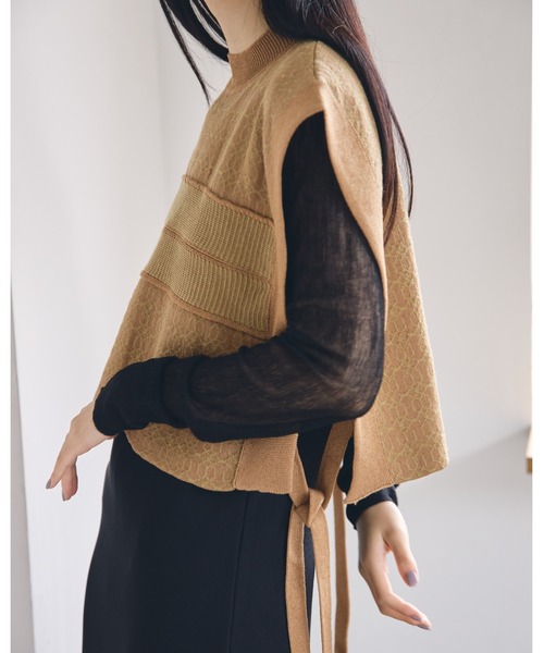 TODAYFUL 「TODAYFUL」 ニットベスト FREE ブラック レディース