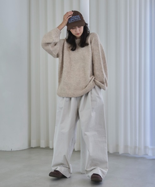 シアタープロダクツ レースガウン w closet（ダブルクローゼット）の「チュール刺繍レースガウン