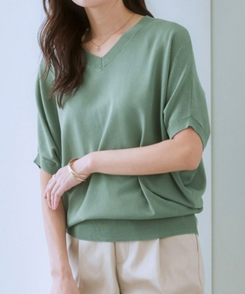 7days Life Styling サマーニット ニット セーター 「接触冷感/UV