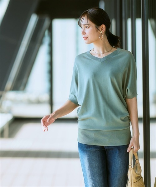 7days Life Styling サマーニット ニット セーター 「接触冷感/UV