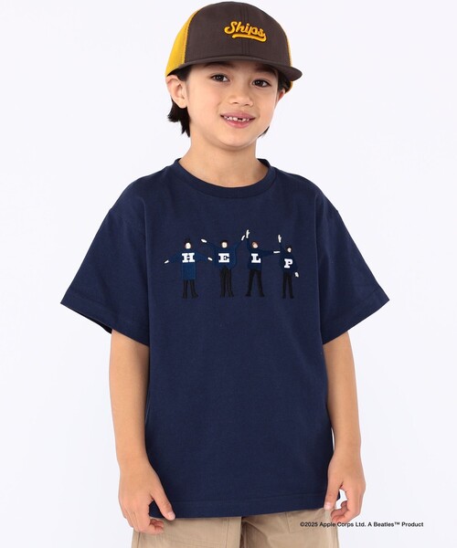 【希少　ビートルズ　Tシャツ「Beatles For Sale」】Ships WEB限定】SHIPS: THE BEATLES エンブロイダリー Tシャツ 24SS
