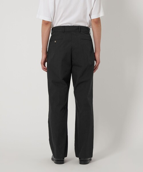 UNITED ARROWS チノパン ツイル ピーチスキン 2プリーツ