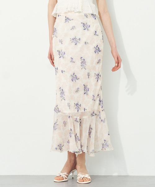 エンドレッシーマキシスカート　DEICY ME&MECOUTURE me&me couture スカート エンドレッシーマキシスカート