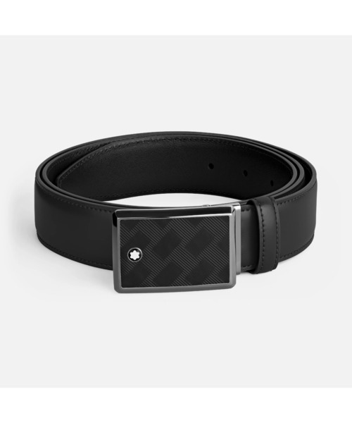 MONTBLANC ブラック レザーベルト ブラック レザーベルト、30 mm - 高級ベルト – Montblanc® JP