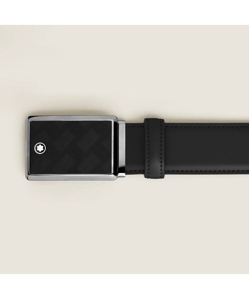MONTBLANC（筆記具、時計） ベルト ブラック 35 mm レザーベルト