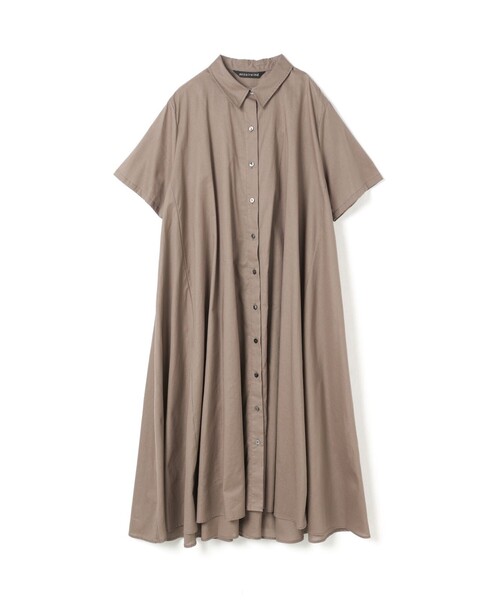 mizuiroind ワンピース mizuiro ind ハーフスリーブフレアシャツ