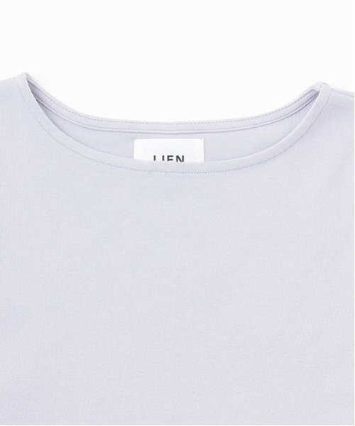 petit main LIEN tシャツ 「リンク」シアーペプラムドッキングT