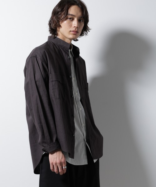 NANO universe（ナノ・ユニバース） シャツ 「BELGIUM LINEN FABRICS