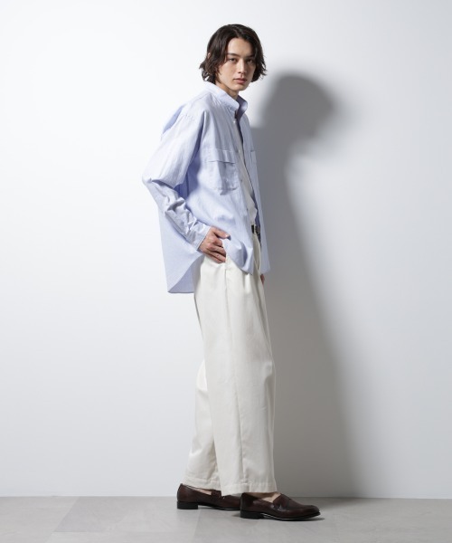 NANO universe（ナノ・ユニバース） シャツ 「BELGIUM LINEN FABRICS