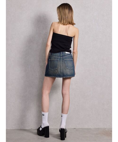 GYDA デニムスカート GD MOLDスカートライクデニムショート