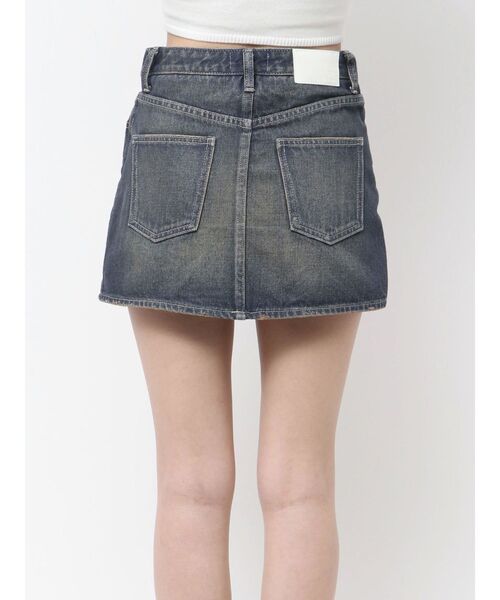 GYDA デニムスカート GD MOLDスカートライクデニムショート