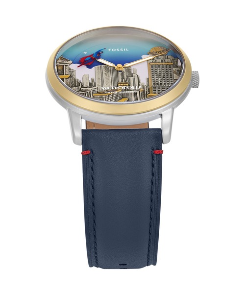 【未使用品】Fossil フォッシル スペースジャム 2350個限定ボックス Superman x Fossil 限定版 METROPOLIS ウォッチセット
