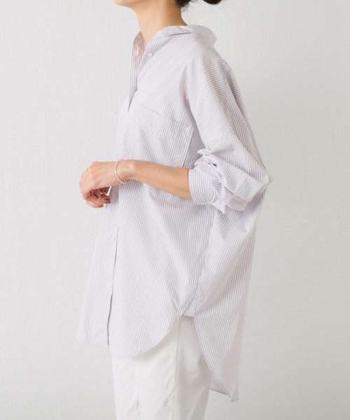 BEARDSLEY 「BEARDSLEY」 長袖シャツ FREE ブルー レディース