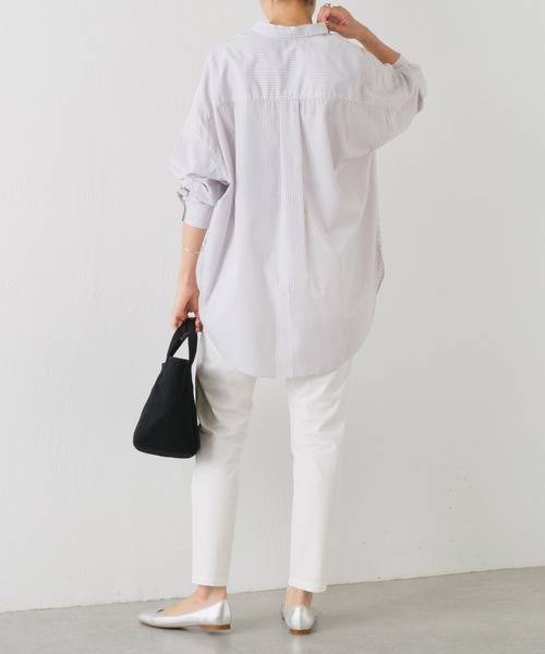 新品　BEARDSLEY ビアズリー 長袖シャツフーディ BEARDSLEY 「BEARDSLEY」 長袖シャツ FREE ブルー レディース