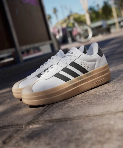 【ADIDAS】VL Court Bold Shoes 厚底 スニーカー Amazon.com | adidas Women's VL Court Sneaker, Crew Orange