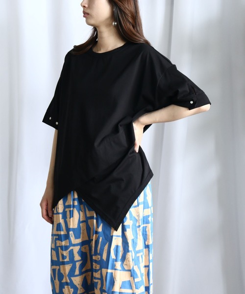 tシャツ WオープンスリーブT レディース