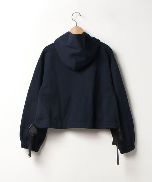 ランバンオンブルー38 パーカー LANVIN en Bleu 「LANVIN Bleu」 ジップアップパーカー 38