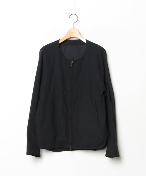attachment ノーカラーブルゾン　サイズ1 ATTACHMENT（アタッチメント） ブルゾン 1 ブラック メンズ : ZOZOTOWN