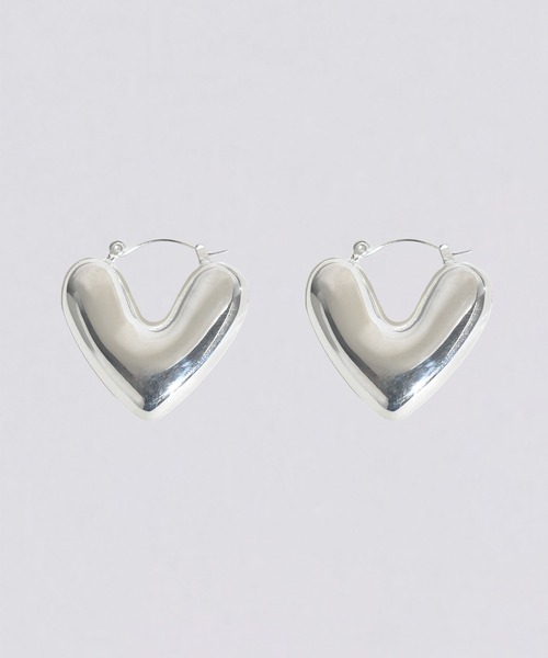 ヴィンテージ！ Puffy Love Heart Studs ピアス MISSOMA＞PUFFY HEART EARRINGS/ピアス（ピアス（両耳用