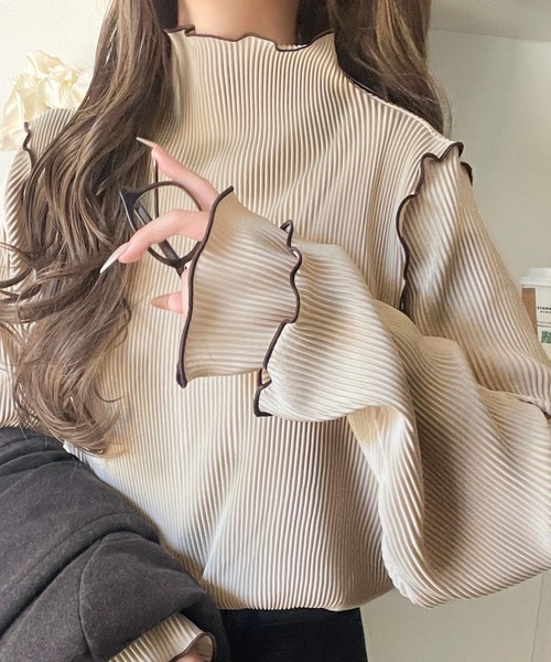 classicalelf（クラシカルエルフ） tシャツ 袖のニュアンスで魅せる