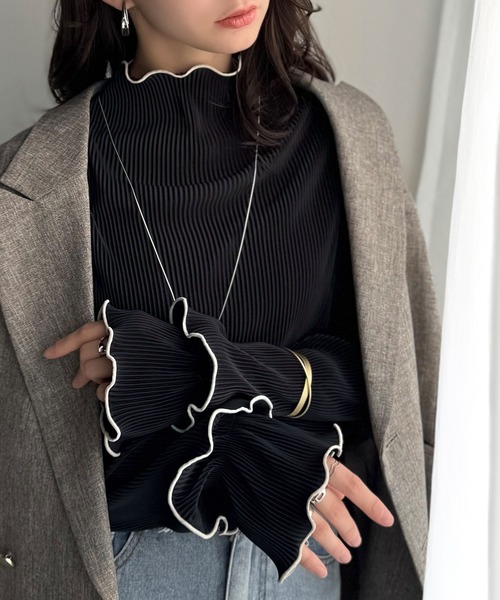 classicalelf（クラシカルエルフ） tシャツ 袖のニュアンスで魅せる