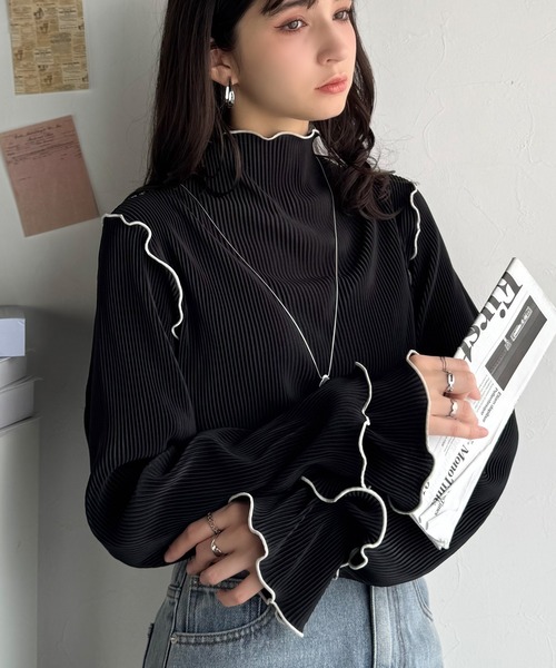 classicalelf（クラシカルエルフ） tシャツ 袖のニュアンスで魅せる