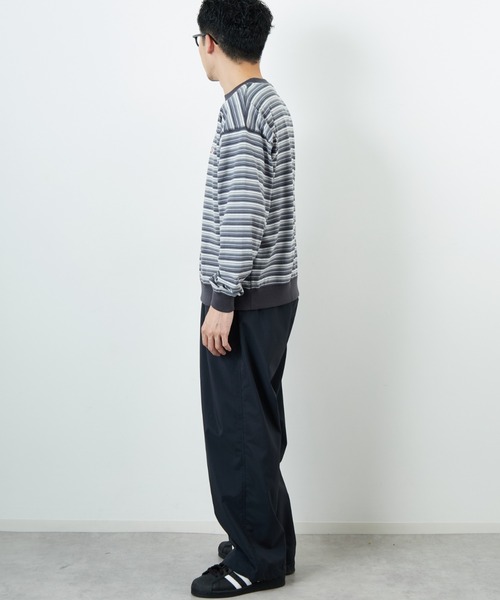 [DANTON/ダントン] スウェットライク ワンポイントロゴボーダーTシャツ Danton tシャツ 「DANTON/ダントン」 スウェットライク ワン