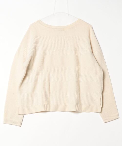 「LA MARINE FRANCAISE」 長袖ニット - ベージュ レディース_画像2