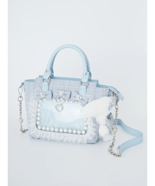 ankrouge (アンクルージュ) バッグ 確定ファンサのおまじないベロアBag(大) - Ank Rouge(アン