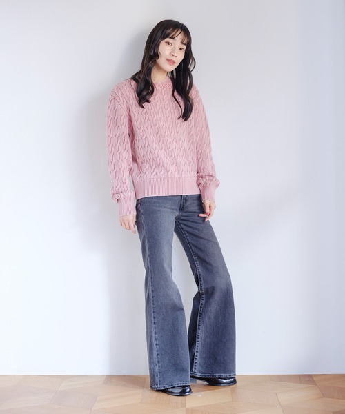 Levi's（リーバイス） ニット セーター ボーイフレンド ケーブルクルー
