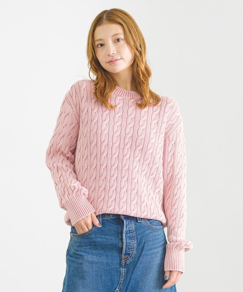 Levi's（リーバイス） ニット セーター ボーイフレンド ケーブルクルー