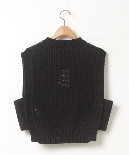 HYKE（ハイク） ノースリーブニット - ブラック レディース : ZOZOTOWN