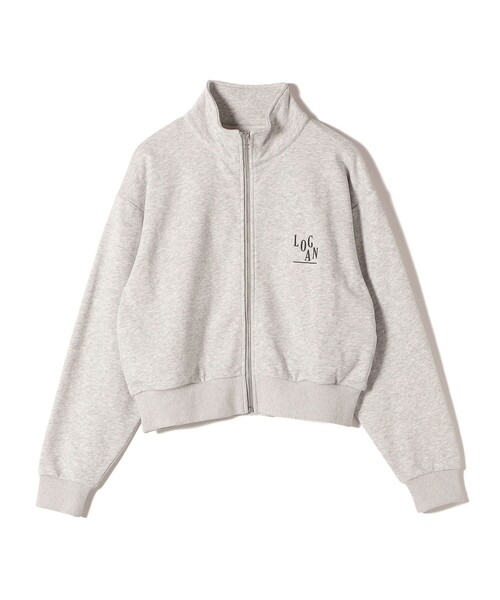 【美品】LOGAN KNITTING MILLS ローガンニッティングミルズ SHIPS 別注 25春夏 パーカー ホワイト 白 サイズ:FREE / バックプリント フーディー / プルオーバー 裏毛 コットン / トップス トレーナー / コラボ 【レディース】【中古】 LOGAN knitting mills（ローガン ニッティング ミルズ） パーカー