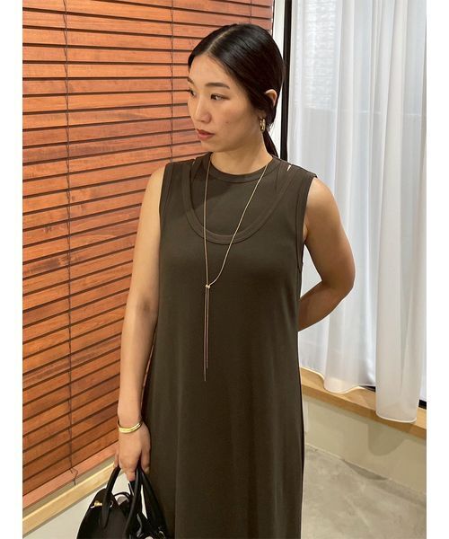 Mila Owenタンクレイヤードマキシカットソーワンピース Mila Owen｜【セットアイテム】タンクレイヤードマキシ