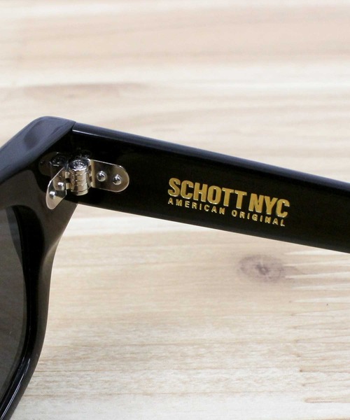 Schott OLIVER サングラス　ブラックB最終価格 Schott N.Y.C サングラス EYEWEAR OLIVER メンズ レディース