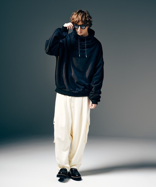 glamb(グラム) ストラクチャーパンツ glamb（グラム） ワイドパンツ カーゴパンツ Structure Tuck Cargo