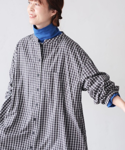 「soulberry」 長袖チュニック M グレー レディース
