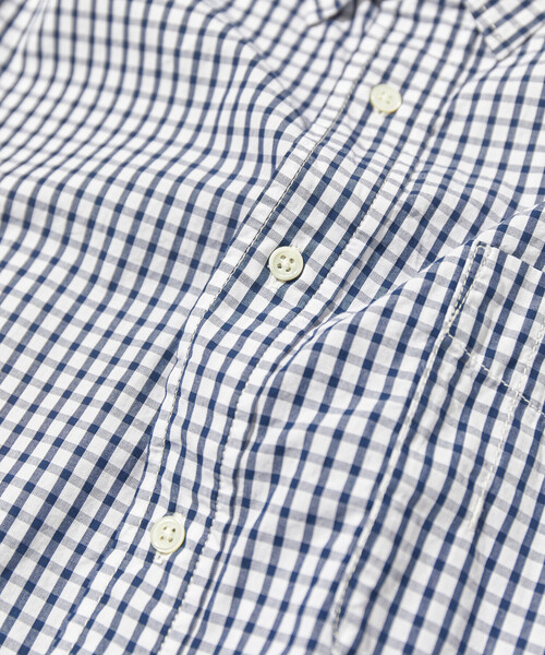 CAHLUMN（カウラム） シャツ Magazine Pocket Broad Shirt(Gingham
