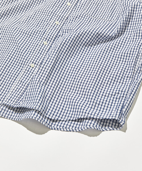 CAHLUMN（カウラム） シャツ Magazine Pocket Broad Shirt(Gingham