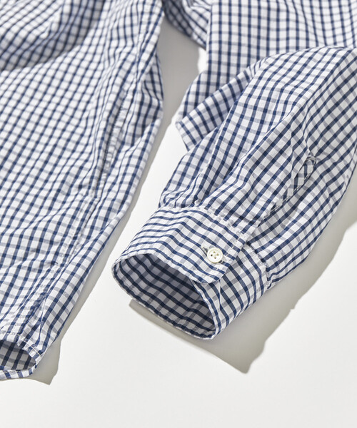 CAHLUMN（カウラム） シャツ Magazine Pocket Broad Shirt(Gingham