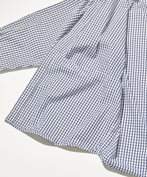 CAHLUMN（カウラム） シャツ Magazine Pocket Broad Shirt(Gingham