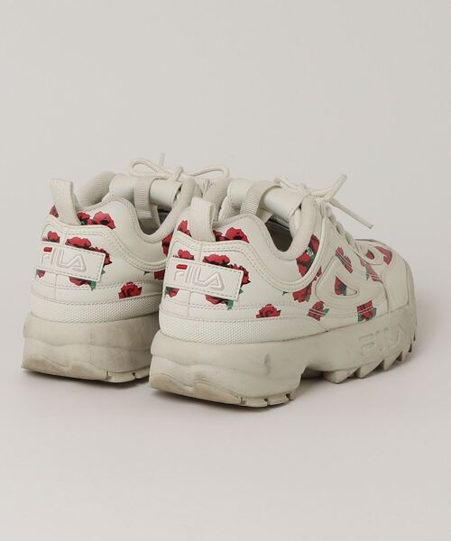 「FILA」 ローカットスニーカー 24.0cm ベージュ レディース_画像2