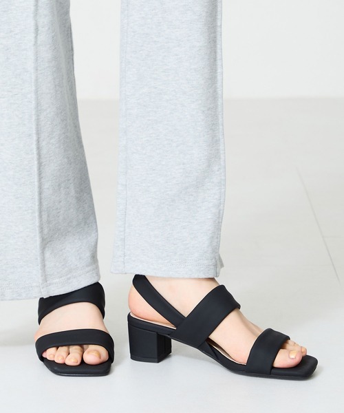 「WA ORiental TRaffic」 ヒールサンダル SS ブラック レディース_画像7