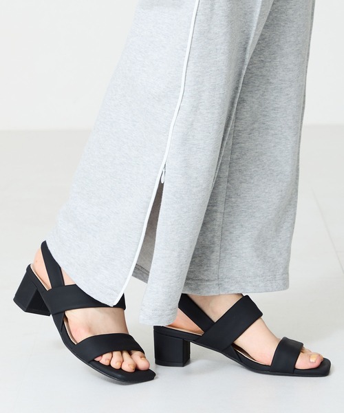 「WA ORiental TRaffic」 ヒールサンダル SS ブラック レディース_画像8