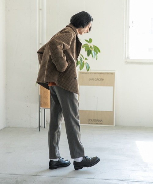 「niko and...」 ピーコート MEDIUM ネイビー メンズ_画像3