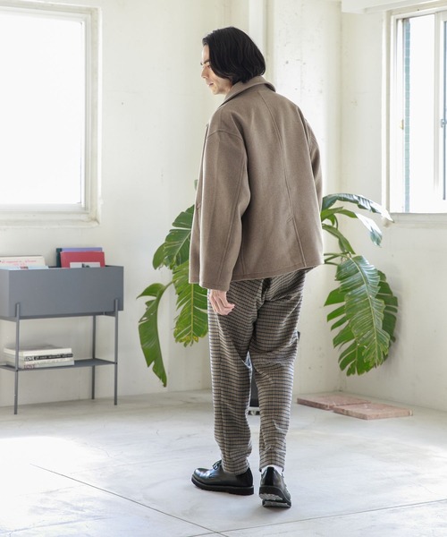 「niko and...」 ピーコート MEDIUM ネイビー メンズ_画像7