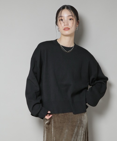 NANO universe（ナノ・ユニバース） ニット セーター 毛玉抑制ニット