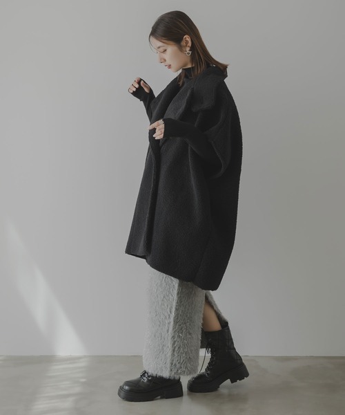 「rectangle」 ポンチョ FREE アイボリー レディース_画像3