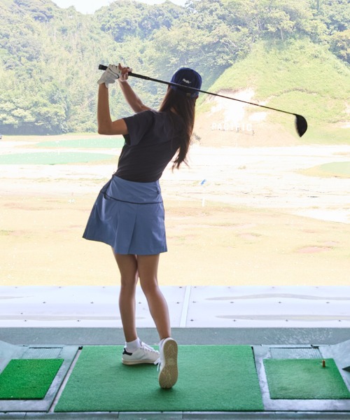 Pacific GOLF CLUB スカート　ゴルフウェア　S 美品 Pacific GOLF CLUB（パシフィックゴルフクラブ） スカート FRONT
