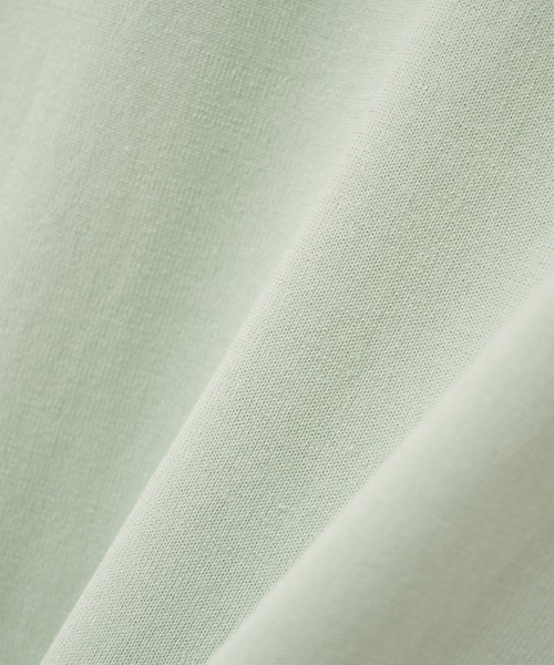 ポロシャツ 「ATON/エイトン」FRESCA KNIT HAIF SLEEVE POLO SWEATER メンズの画像